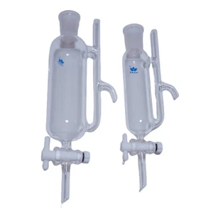 lab glass oil water separator separating funnel sparatory funnel telfon stopcock - Picture 1 of 10