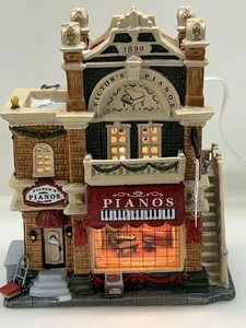 Lemax Caddington Village Collection Victor’s Pianos 2003 Retired Mint Condition - Picture 1 of 24