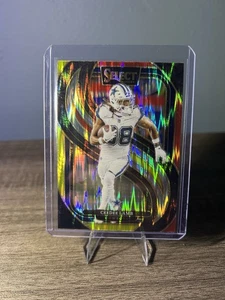 2024 Panini Select - Premier Level CeeDee Lamb #135 Red & Yellow Shock Prizm - Picture 1 of 2