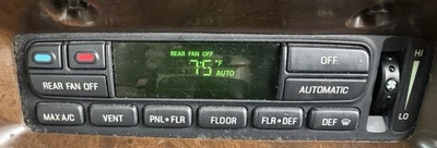99-01 EXPLORER EATC AUTOMATIC CLIMATE HEATER CONTROL XL2H-19C933-AB Qik Ship - Image 1 of 4