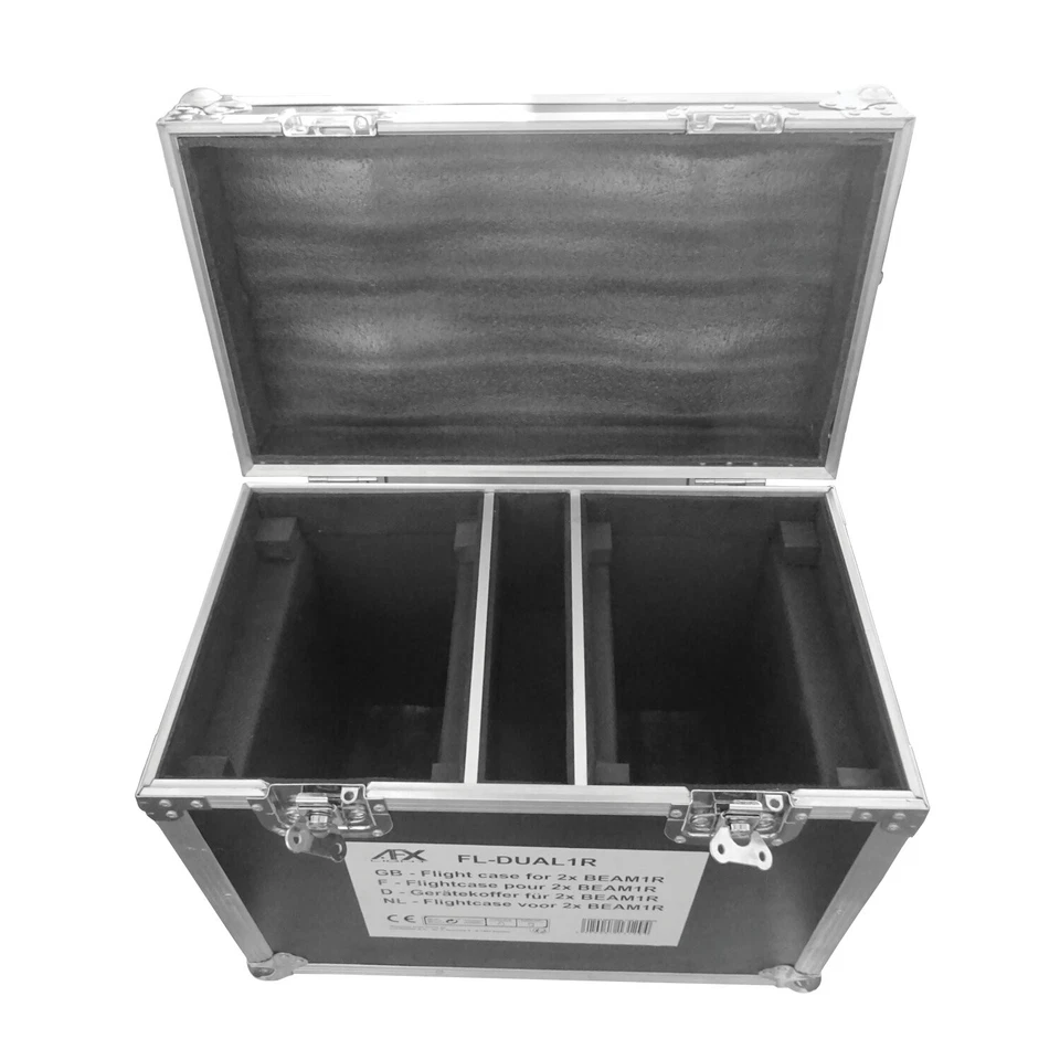 AFX FL-DUAL1R Flight Case Transport Case for 2x BEAM1R Party Disco Stage Show DJ - Image 1 of 1