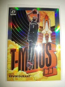 2021-22 Donruss Optic #6 Kevin Durant T-Minus Silver Holo Sandwiches 