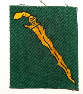 BRITISH MILITARY CAP BADGES, British Army Malaya Command Formation Sign, WW2 - Bild 1 von 2