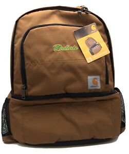 Carhartt 2-in-1 Insulated Cooler Backpack Brown Rain Defender Logo Overstock