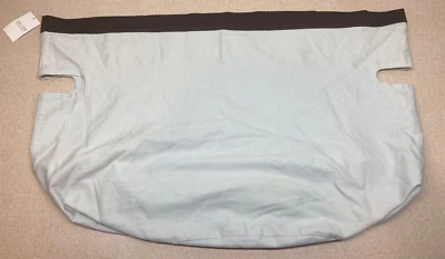 NUEVO CON ETIQUETAS Restauración Hardware Bebé y Niño Ovalado Algodón Cesta Forro Azul Marrón B204 Foto 1 de 4