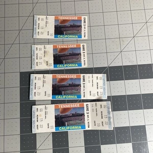 Lot Of 4 1987 Oct 3 Tennessee Vols vs California Game 3 - Picture 1 of 2