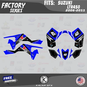 Graphics Kit for SUZUKI LTR450 (2006-2011) Factory Series - Blue (16 MIL) - Picture 1 of 5
