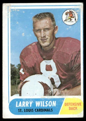 Larry Wilson 1968 Topps #164 St. Louis Cardinals Poor-Good - Image 1 of 2