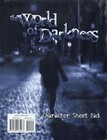 The Word of Darkness-Character Sheet Pad for WEREWOLF & VAMPIRE and other-new