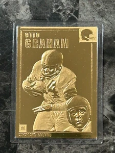 Danbury Mint 1999-2001 22K Gold Legends - #6 Otto Graham @QF08 - Imagen 1 de 2