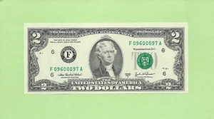 2003A ..UNCIRC 2 $ F 0960 0097 A .... 2003A 2 $ F-A NICE NOTE FRN - Bild 1 von 2