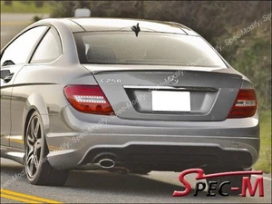 AMG Style Tail Spoiler Lip For 2012+ C204 C200 C250 C350 Coupe 755 Steel Gray - Bild 1 von 1