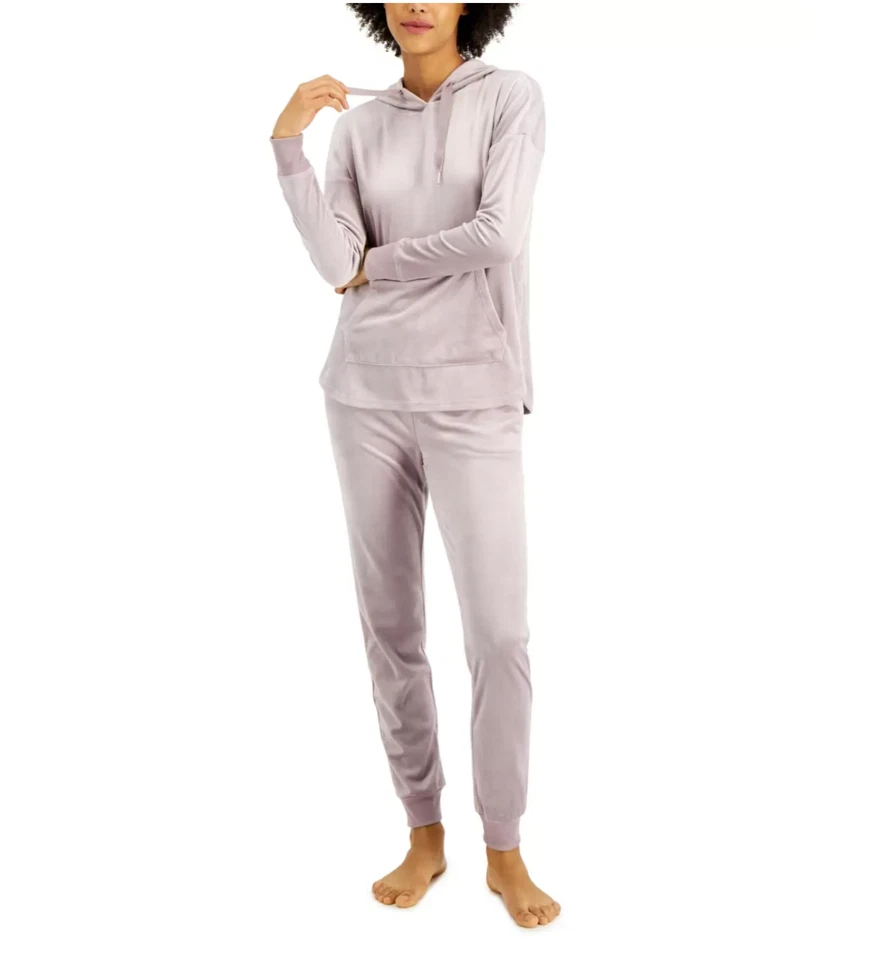 Velour Hoodie & Pants Pajama Set Size XS - Image 1 of 1