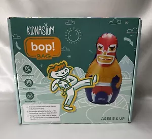 Kidnasium 'Wrestler' aufblasbare 40" Punching Bop Tasche für Kinder rot/weiß Alter 5+ - Bild 1 von 1