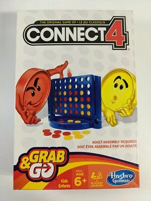 Connect 4 Grab & Go (Travel Size) *New/Sealed* - Image 1 of 4