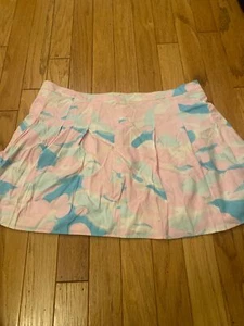 NUEVO SIN ETIQUETAS BP Mujer Rosa Multicolor Plisado Mini Falda con Cremallera Trasera Talla 2x - Imagen 1 de 8