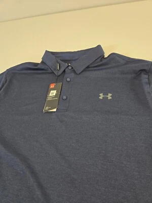 Camisa Polo Under Armour Para Hombre Golf 2.0 Playoff 2XL Azul Nueva Con Etiquetas Foto 1 de 4