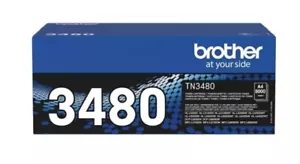 BROTHER TONER ORIGINALE TN-3480 alta Capacità - Nero 8.000 Pagine TN3480 - Zdjęcie 1 z 2