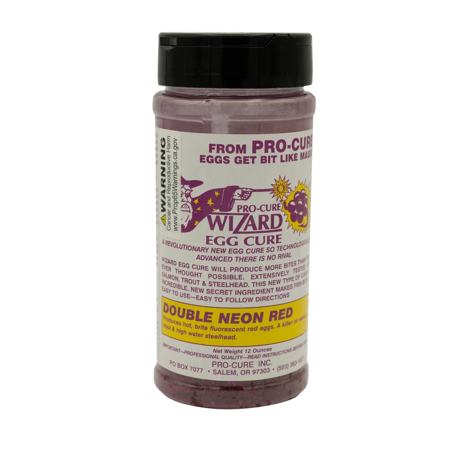 Pro-Cure Wizard Egg Cure 12 oz. Salmon, Trout, & Steelhead Egg Bait Cure - Image 1 of 1