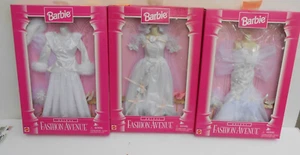 3 VESTIDO DE NOVIA BARBIE FASHION AVENUE vestido piel sombrilla sirena paraguas - Imagen 1 de 4