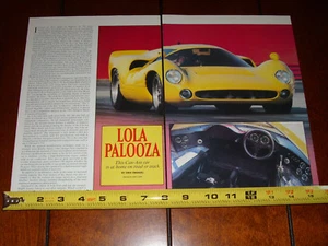 1969 LOLA STREET LEGAL CAN AM BANZAI RUNNER - ORIGINAL ARTIKEL 1984 - Bild 1 von 3