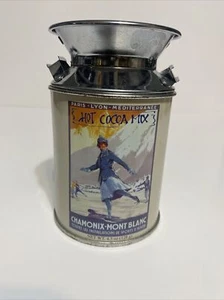 Collectible Metal Hot Cocoa Mix Canister - Empty W/Small Dent In Side - Bild 1 von 12