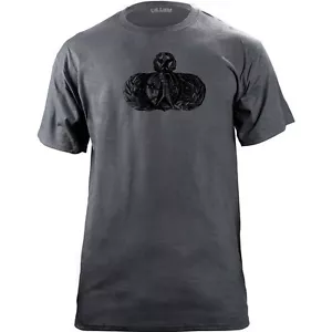 Vintage Army Master Space Badge Subdued Veteran T-Shirt - Bild 1 von 5