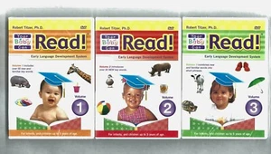 3 SEALED NEW DVDs Set Your Baby Can Read! Vols 1/2/3 Early Language Words System - Picture 1 of 6