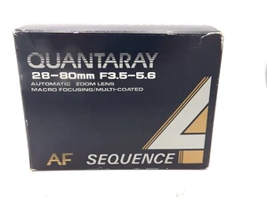 QUANTARAY 28-80mm f 3.5-4.5 LENS ,  MINOLTA MD Mount SN13210615 - Picture 1 of 7