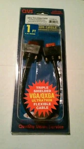 QVS CC320M1-01 Videokabel - für Monitor - 1 Fuß - 1 x HD-15 Stecker VGA - 1 x HD-15 - Bild 1 von 2