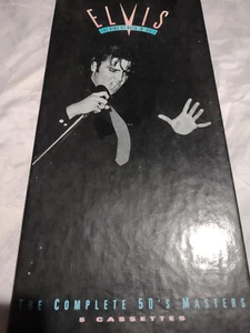 ELVIS CASSETTE TAPES BOX SET LOT , WITH TWO NEWS PAPERS Sh5 - Picture 1 of 13