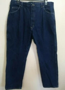 Wrangler  Regular Fit Jeans Size 42"x30" (msr) 40"x29.5" Denim Med Wash 14" Rise - Picture 1 of 9
