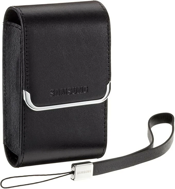 Capa de couro premium Samsung EA-CC9S61B para ST100, ST65, ST1000, ES9, ST500/550 - Imagem 1 de 4