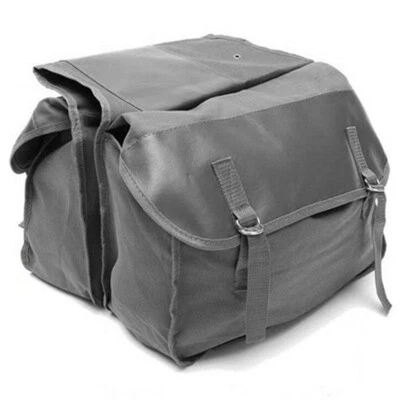 Bolsa de assento traseira de motocicleta bolsa de bagagem de alta capacidade bolsas de selim acessórios pretos - Imagem 1 de 4