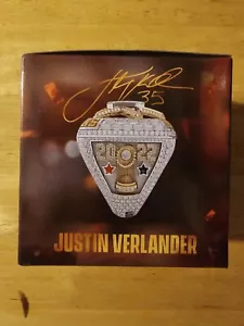 Houston Astros Justin Verlander 2022 World Series Replica Ring SGA 9/13 - Picture 1 of 5