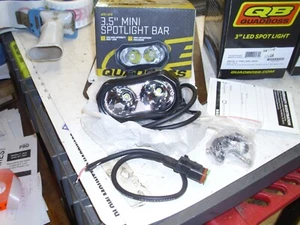 Quadboss Mini LED Light Bar Spotlight 3 1/2" MINI 10W SPOT LIGHT QB BLK 568566!# - Picture 1 of 12
