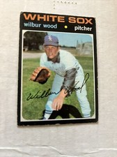1971 Wilbur Wood Chicago White Sox Topps Baseball Card #436