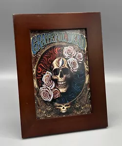 Glas gerahmt Grateful Dead 4" x 6" Nachdruck Replik Rock Roll Band Mini Poster - Bild 1 von 3