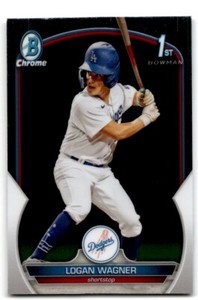 2023 Bowman Chrome Logan Wagner Baseball Cards #BCP-36