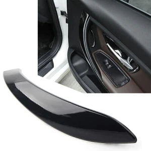 Car Glossy Black Right Inner Door Handle Panel Cover Trim For BMW 3 4 Series 3GT - Picture 1 of 7