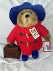 Peluche ours Paddington de collection 15 pouces avec valise et étiquettes vers 2007