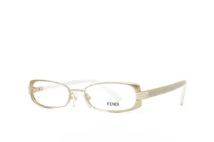 Fendi Eyeglasses Women's F943 714 Gold 49mm Clear Demo Lens NEW - Picture 1 of 4