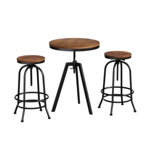 Artiss Bar Table Stools Set Dining Desk Industrial Kitchen Chairs Cafe Pub - Picture 1 of 7