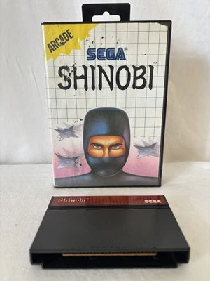 Shinobi. Sega Master System. PAL. No Manual. Acceptable condition.  - Image 1 of 3