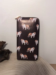 Beautiful Purse Wallet English Bulldog Design  - Picture 1 of 5