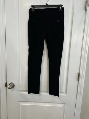 Womens Black Joe Benbasset Pull On Stretch Button Faux Pocket Dress Pants Size S - Image 1 of 4
