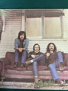 Crosby, Stills & Nash Atlantic SD 8229 Stereo Textured Gatefold Cover 1969 VG + - Foto 1 di 6