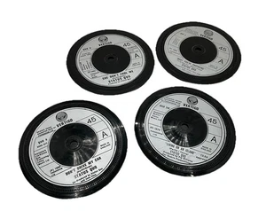 Status Quo, hochwertige handgefertigte Vinyl Schallplatte Untersetzer, Retro Musik, 4er Set - Bild 1 von 5
