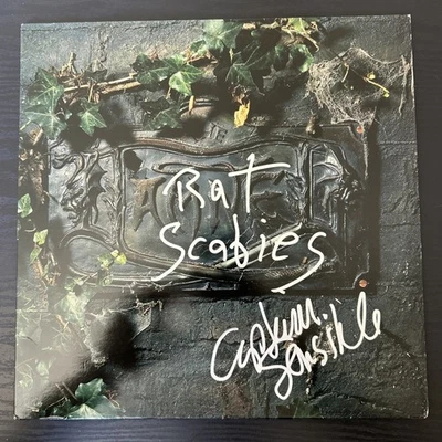 The Damned The Black Album 2xLP Vinyl Signed Rat Scabies Captain Sensible - Image 1 of 4