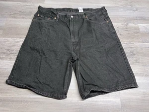 Vintage Y2K Levis 550 Shorts Herren Etikett Gr. 40 dunkel schwarz Denim Relaxed Baggy - Bild 1 von 7